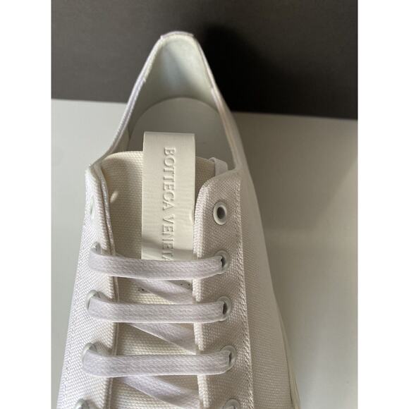 Bottega Veneta Men\'s Speedster Cotton White Sneakers 6 US 611183 Spain NIB $570 main image 5